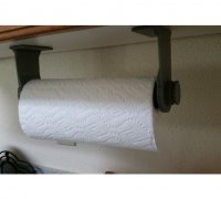 STL file Falconsson - Print in place Rotating paper towel holder