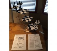 STL file Clash Of Clans Chess Set STL 3D ♟️・3D printable model