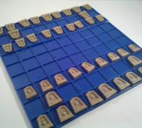 3D Printable Shogi Board Game by Lazy Bear