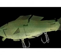 STL file 6 Swimbait Soft Plasitic Fishing Lure Mold 🎣・3D printable model  to download・Cults