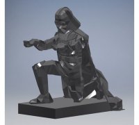 3D Printed Darth Vader Pen Holder 
