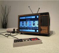 3D Print Your Own Retro Style Working Miniature Television Set