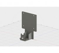 Vesa Adapter for 43PUS8808 ( 100x200 to 100x100 ) by Surfalex2000, Download free STL model
