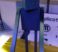 STL file Minecraft Enderman (Easy print and Easy Assembly) 🗿・3D printing  template to download・Cults