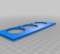 3D Printable Paint Rack For Plaid FolkArt and Apple Barrel Paint