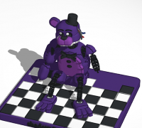 3D file Shadow Freddy papercraft from Five Nights at Freddy's