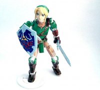OBJ file Link Zelda Cat Figure 🔗・3D print model to download・Cults