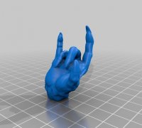 Pair Horror Demon Hand Life Size Detailed Demon Devil Hand 3D Printed Scary  Creepy Hand Goth Halloween Décor Ring Holder -  Israel