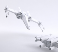 Nautisk Multiplikation cilia x wing fighter" 3D Models to Print - yeggi