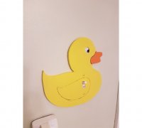 Rubber Duck Fridge Magnets by WHerzog, Download free STL model