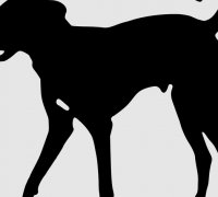 Download Dog Silhouettes 3d Models To Print Yeggi