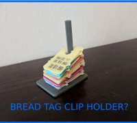BREAD CLIP, 3D CAD Model Library