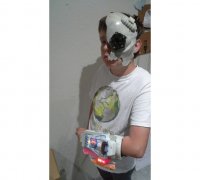 STL file Cyborg Mask Cyberpunk Robot Mask 3D print model 🤖・3D print model  to download・Cults