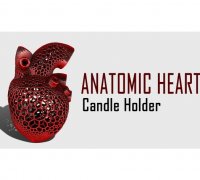 12 cm HEART CANDLE MOLD DIY