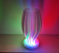 STL file LOUIS VUITTON LV - LED LAMP V2 🔦・3D printer model to
