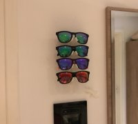 Sonnenbrillenhalter zur Wandmontage
