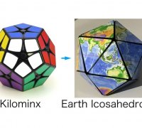 Fisher Megaminx Puzzle by SOS1SOS1, Download free STL model