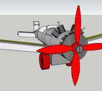 3d printer model airplane