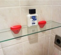 Corner Shower Shelves by SpongyBob, Download free STL model