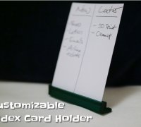 index card holder 3D Models to Print - yeggi