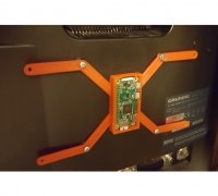 3D Printed Raspberry Pi Zero VESA 100x100 mount enclosure case by  finn-schlimm