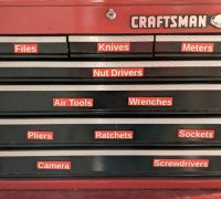 toolbox labels by 3D Models to Print - yeggi