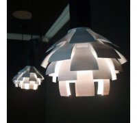 Kotte lamp shade (a.k.a. Artichoke) by ÖE, Download free STL model