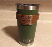 STL file 32Oz Tumbler Handle With Name 🚰・Template to download