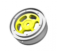 Fichier STL Roues Beadlock pour pneus WPL & ALF - 8 trous・Design à  télécharger et à imprimer en 3D・Cults