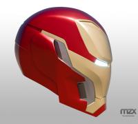 Archivo STL Casco Iron Man mk 50 para Cosplay 👨・Plan de impresora 3D para  descargar・Cults