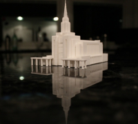 Manatí Utah templo mormón LDS 3D Modelo Impreso 