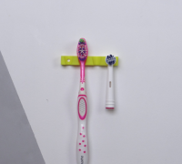 Archivo STL Soporte para los cabezales de un cepillo de dientes eléctrico  🛁・Objeto imprimible en 3D para descargar・Cults