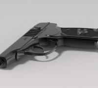 Fichier STL gratuit Drapeau de chambre d'arme à feu imprimable en 3D  🔫・Design pour imprimante 3D à télécharger・Cults