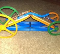 Mousetrap car by Lazy T Arrow, Download free STL model