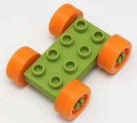 LEGO Duplo compatible spiral elevation train track 3D model 3D