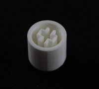 19mm Momentary Push Button Cover by polykyri, Download free STL model
