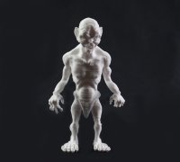 STL file Gollum 3D Print 🧝・Model to download and 3D print・Cults