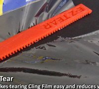 Slide Cutter For Plastic Wrap by profallout, Download free STL model