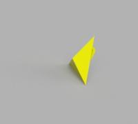 Fichier STL gratuit Clé triangulaire pour la poubelle jaune