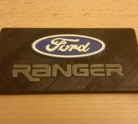 Archivo STL Logotipo de carreras de Ford 🚙・Plan de impresora 3D