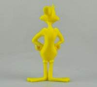 STL file Daffy Duck Tent Pants 🦆・Template to download and 3D