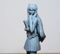 STL file Monika Doki Doki Literature Club 🎲・3D printing template to  download・Cults