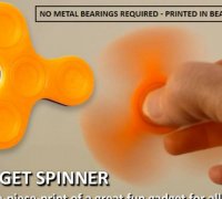 Free OBJ file Snidget Spinner 👌・3D printable model to download