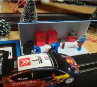 STL file Display for 4 Carrera Go circuit cars 1:43 🚗・3D