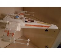 Vintage 1978 Kenner X-Wing 3D Printed Poe Dameron Version Parts 