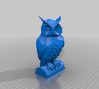 Low Poly Owl 3d Models To Print Yeggi