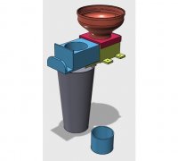 3D file Blender Bottle Storage System 🍾・3D printing template to