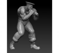 Free STL file Guile Street Fighter Bust 👤・3D print design to