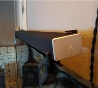 3D Printed Vizio Surround Speaker Mount for 3M Command Velcro Strips by  briankb