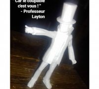 Archivo STL gratuito Medallón del logotipo del Profesor Layton 🏠・Idea de  impresión 3D para descargar・Cults
